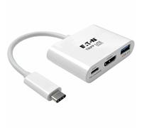 Tripp Lite USB-C to HDMI Multiport Adapter withPD Charging USB Type C to HDMI (U444-06N-HU-C)