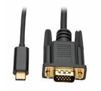 Tripp Lite USB-C to VGA Adapter Converter Cable 1080p Type C to VGA, 1.83 m (U444-006-V)