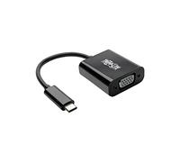 Tripp Lite USB-C to VGA Adapter Converter USB Type C to VGA 1080P (M/F), Black (U444-06N-VB-AM)