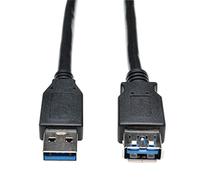 Tripp Lite USB Extension Cable USB 3.0 USB-A to USB-A SuperSpeed M/F Black 3ft