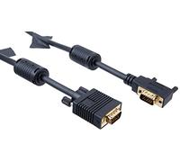 Tripp Lite VGA Coax Right Angle Monitor Cable High Resolution cable with RGB coax (HD15 M/M) 3-ft.(P502-003-RA)