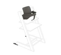 Tripp Trapp Baby Set from Stokke, Hazy Grey - Convert The Tripp Trapp Chair into High Chair - Removable Seat for 6-36 Months - Compatible with Tripp Trapp Models After May 2006