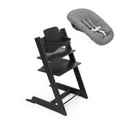 Tripp Trapp® High Chair with Newborn Set black