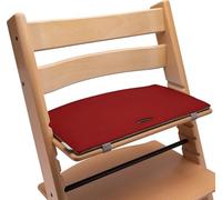 Tripp Trapp Seat Cushion: Seat Cushion for Children's High Chair with Cult Factor With this High Chair Seat Cushion Made of High-Quality Felt Your TrippTrapp Highchair becomes even more stylish (Red / Grey)