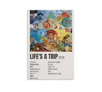Trippie Redd Life’s A Trip Anti Splash Art Posters Living Room And Bedroom Hanging Paintings Suitable for Multiple Scenarios No Need for Punching Easy to Install Suitable for Gifts And Personal UseUnf