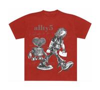 Trippie Redd Walk Alone Tee, Red, L