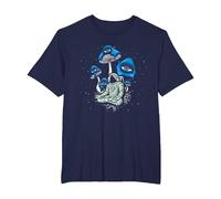 Trippy Astronaut Psilocybin Hallucinogen Cosmonaut Drug T-Shirt, Men's Big and Tall, Navy Blue, 3X Tall