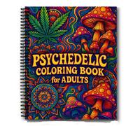 Trippy Coloring Book for Adults: Psychedelic Pages of Mushrooms, Magic , Optical Illusions Adults