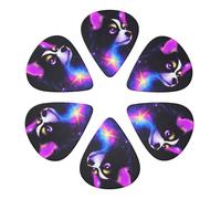 Trippy Dog Guitar Picks 6 Pack Thin Medium Heavy Thickness Guitars Pick For Acoustic Electric Guitar Ukulele Bass 0.71mm