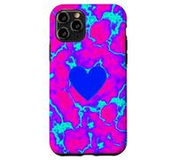 Trippy Electric Heart Vaporwave Graphic Case for iPhone 11 Pro