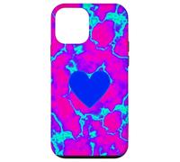 Trippy Electric Heart Vaporwave Graphic Case for iPhone 12 mini