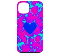 Trippy Electric Heart Vaporwave Graphic Case for iPhone 13