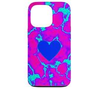 Trippy Electric Heart Vaporwave Graphic Case for iPhone 13 Pro