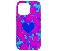Trippy Electric Heart Vaporwave Graphic Case for iPhone 14 Pro Max