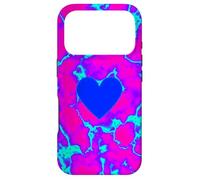Trippy Electric Heart Vaporwave Graphic Case for iPhone 17 Pro