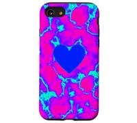 Trippy Electric Heart Vaporwave Graphic Case for iPhone SE (2020) / 7/8