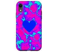 Trippy Electric Heart Vaporwave Graphic Case for iPhone XR