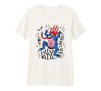 Trippy Frog & Third Eye Art Premium T-Shirt