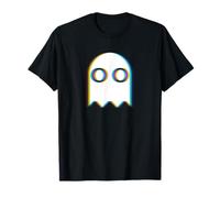 Trippy Ghost Optical Illusion Vaperwave Halloween Techno EDM T-Shirt