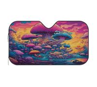 Trippy Magic Mushroom Car Windscreen Sun Shade Front Window Sunshade M