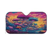 Trippy Magic Mushroom Car Windscreen Sun Shade Front Window Sunshade S