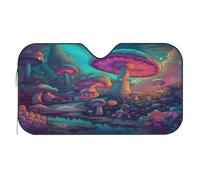 Trippy Magic Mushrooms Car Windscreen Sun Shade Front Window Sunshade M
