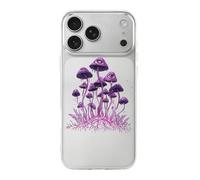 Trippy Magic Mushrooms Compatible with iPhone 17/17 Air/17 Pro/17 Pro Max TPU Phone Case Slim Phone Protective Cover