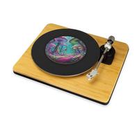 Trippy Mushroom Vinyl Slip Mat Cork Turntable Mat Psychedelic Record Player Mat 12" 7" DJ Slipmat Gift (7")