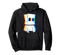 Trippy Psychedelic Ghost Paper Bag Halloween Kids Boy Girls Pullover Hoodie