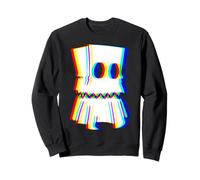 Trippy Psychedelic Ghost Paper Bag Halloween Kids Boy Girls Sweatshirt