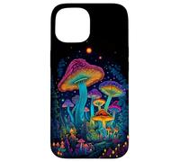 Trippy Psychedelic Magic Mushroom Mushrooms Goa Psy Trance Case for iPhone 15