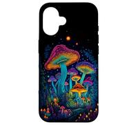 Trippy Psychedelic Magic Mushroom Mushrooms Goa Psy Trance Case for iPhone 16