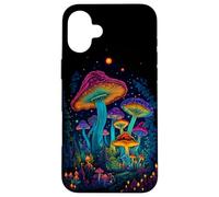 Trippy Psychedelic Magic Mushroom Mushrooms Goa Psy Trance Case for iPhone 16 Plus