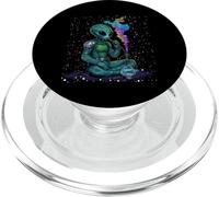 Trippy Space Smoking Alien Psychedelic Galaxy Vapor PopSockets PopGrip for MagSafe