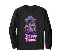 Trippy Time Magic Mushrooms Long Sleeve T-Shirt