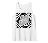 Trippy Wolf Animal Art Hypnotic Psychedelic Cartoon Dog Tank Top