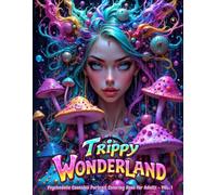 Trippy Wonderland: A Psychedelic Cannabis Coloring Book for Adults VOL. 1: A surreal and mind-bending coloring adventure through Wonderland - ... vibes (We’re All Mad Here Coloring Series)