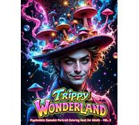 Trippy Wonderland: A Psychedelic Cannabis Coloring Book for Adults VOL. 2: A surreal and mind-bending coloring adventure through Wonderland - ... vibes (We’re All Mad Here Coloring Series)