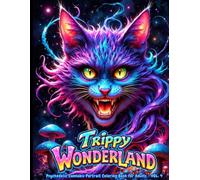 Trippy Wonderland: A Psychedelic Cannabis Coloring Book for Adults VOL. 4: A surreal and mind-bending coloring adventure through Wonderland - ... vibes (We’re All Mad Here Coloring Series)