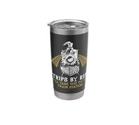 Trips by Rip Take Him to Train Station Funny Retro Vintage Stainless Steel Insulated Tumbler