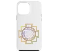 Tripura Sundari 3 Goddess Golden Lotus Design Case for iPhone 13 Pro Max