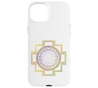 Tripura Sundari 3 Goddess Golden Lotus Design Case for iPhone 15 Plus