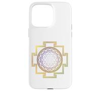 Tripura Sundari 3 Goddess Golden Lotus Design Case for iPhone 15 Pro Max