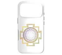 Tripura Sundari 3 Goddess Golden Lotus Design Case for iPhone 17 Pro