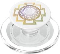 Tripura Sundari 3 Goddess Golden Lotus Design PopSockets PopGrip for MagSafe