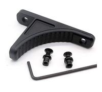 TRIROCK Aluminum Black Gripstop Forward Handstop, Keymod Compatible, Mil-Spec Anodized