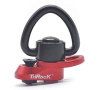 Trirock Keymod Sling Swivel Heart-shape loop with Push Button Red QD base & Sling Mount with a Hole for Snap Clip Hook Spring