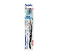 TRISA Profilac Fine Tip Sensitive Toothbrush for Particularly Gentle and Efficient Cleaning, Soft, Black/White