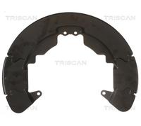 Brake disc cover Front Axle cataphoretically primed 8125 16204 TRISCAN for MAZDA