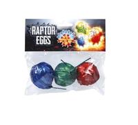 Trischitti Explosive Celebration: Raptor Eggs Pack of 3 Cat. F1 V°D for an Unforgettable New Year!